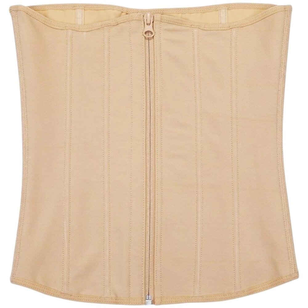 Zipper Closure 9-Steel Bone Waist Trainer Corset - Hourglass Sculpt - Picture 6 of 9